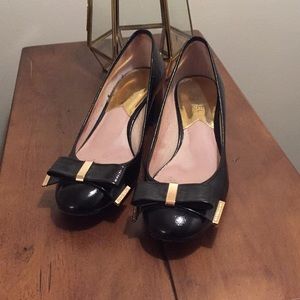 Black michael kors heels